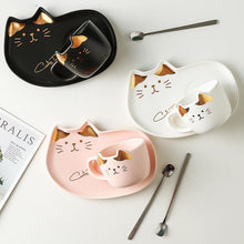 Load image into Gallery viewer, Ceramic Cutesy Cat Cups