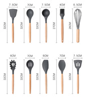 Load image into Gallery viewer, Silicone Cooking Utensils